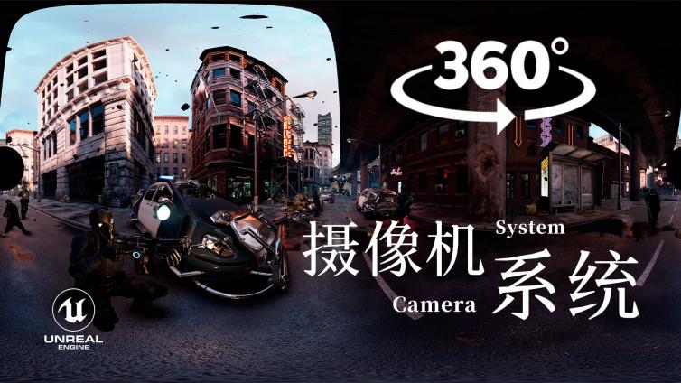 UE虚幻360度全景摄像机系统Camera 360