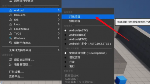UE5打包开发development安卓APP报错找不到uproject原因