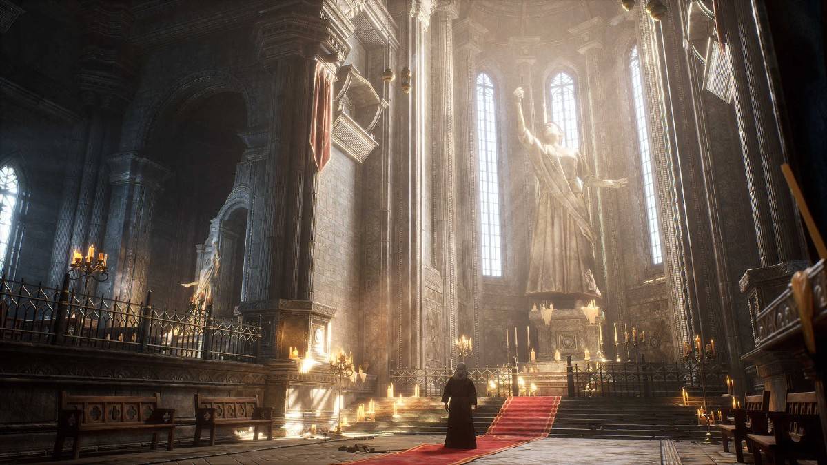 UE5虚幻西方欧洲罗马雄伟神圣教堂场景资源Ancient Cathedral 代码森林