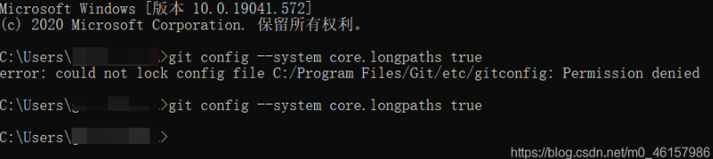 git clone 克隆成功，但签出失败