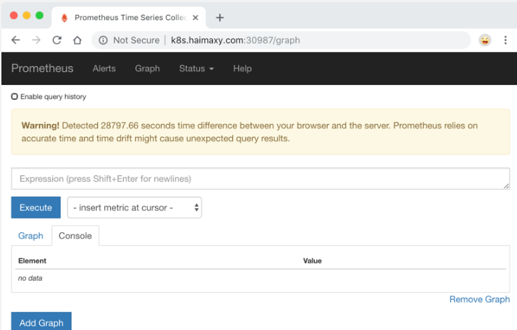 Kubernetes 中手动安装 Prometheus